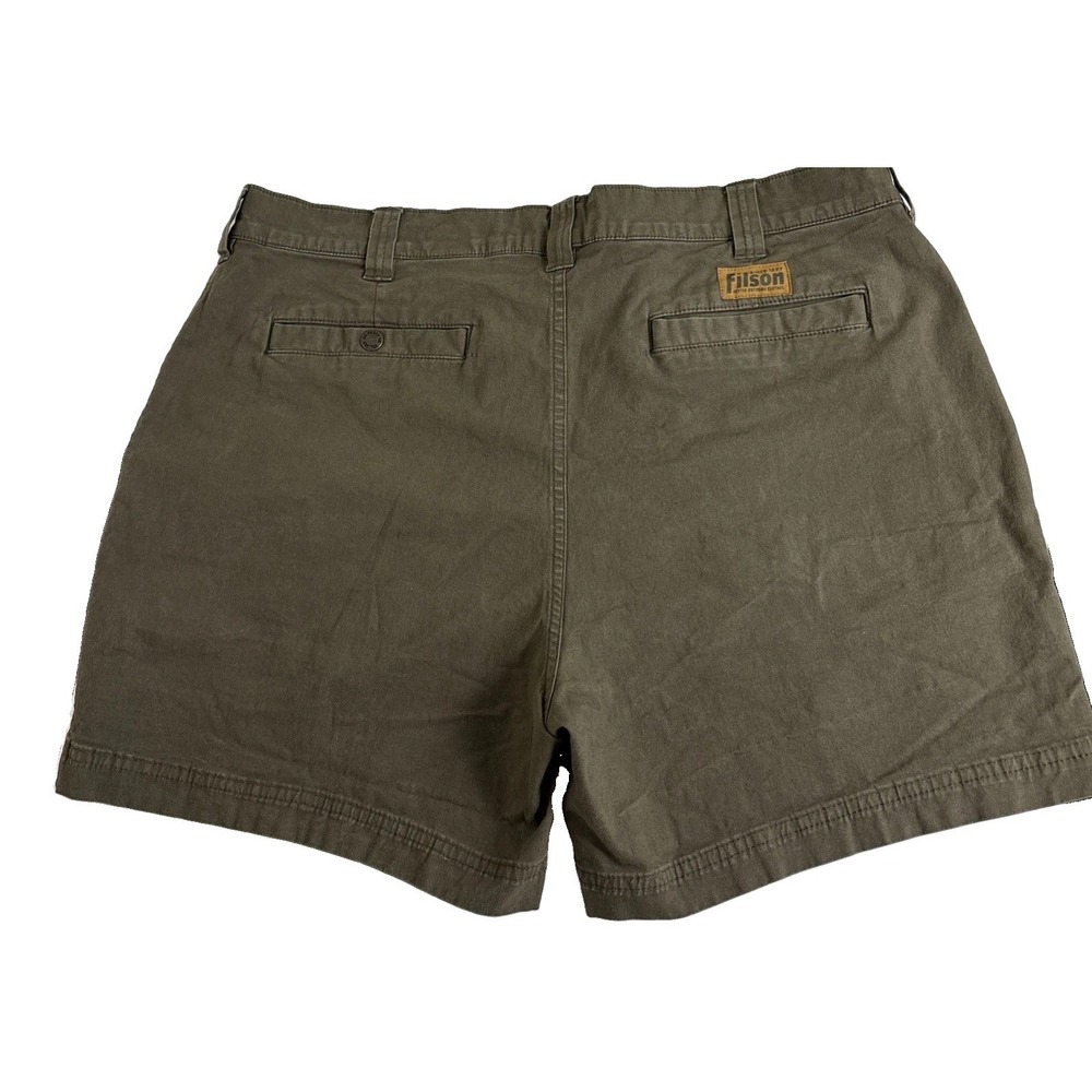 Filson Granite Mountain Shorts Mens 38x6 Olive Green Hiking Outdoors